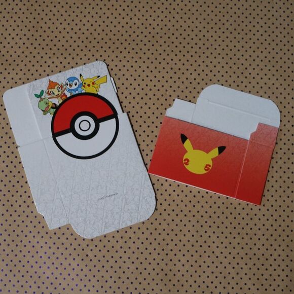 Paper Pokemon Card Box - Picture 1 of 2